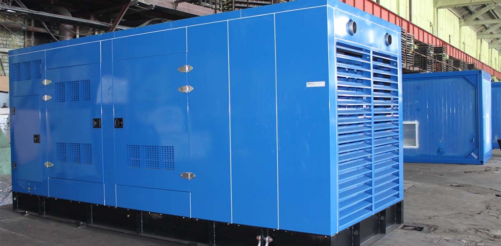 foto Дизель-генератор (ДГУ, ДЭС) мощность 720 кВт 400В Perkins в шумопоглощающем кожухе